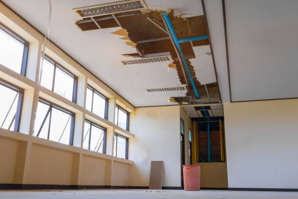 Water damage restoration process in VA